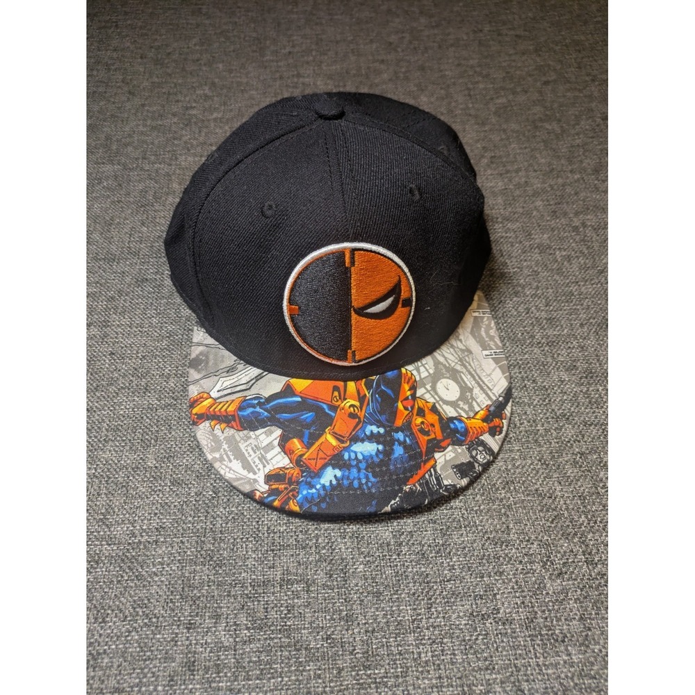 DC Comics DEATHSTROKE Adult Cap Hat‎ Embroidered Patched Snapback OSFM